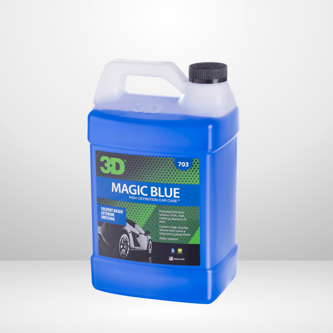 3D Magic Blue Dressing - Solvent Based Tire Dressing 64oz
