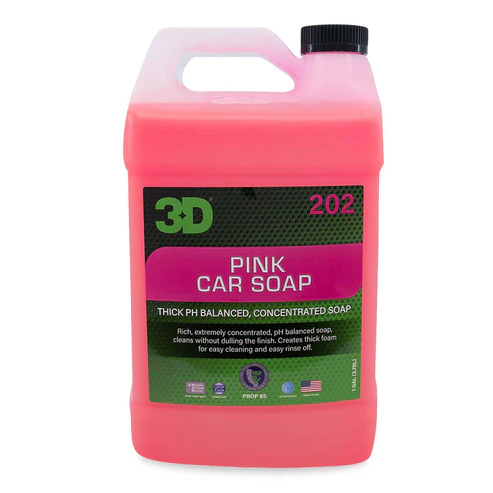 3D Pink car soap