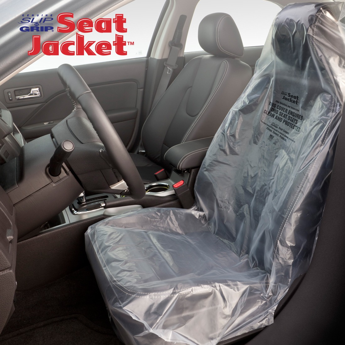 Slip-N-Grip Logo Clear Seat Cover FG-P9943-15
