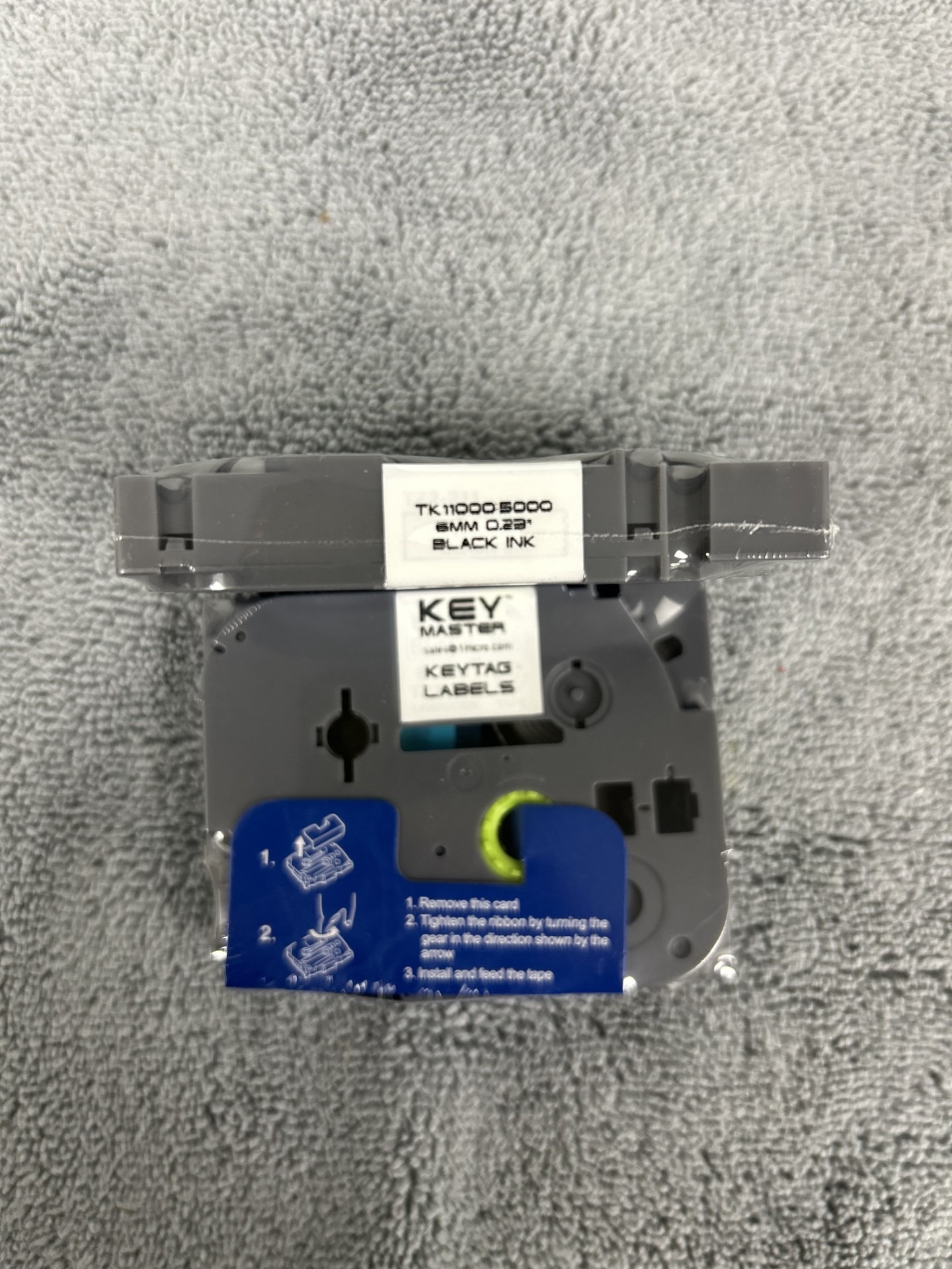 Tag Labels 5MM 0.23" Black Ink