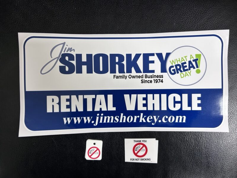 Sticker Rentak Buser Rental Vehicle Package 15/pack | AutoMedics