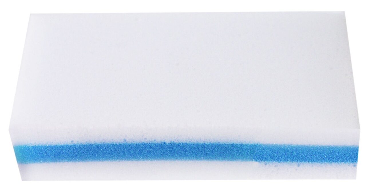 Magic eraser sponge w/ foam rubber core 12/pack